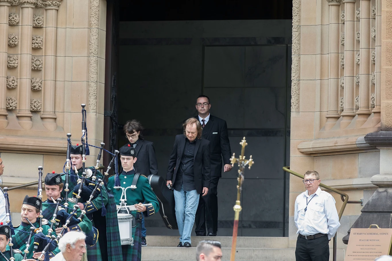 Ceremonia pogrzebowa Malcolma Younga z AC/DC