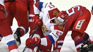 Czesi i Rosjanie w trakcie meczu z 12 listopada