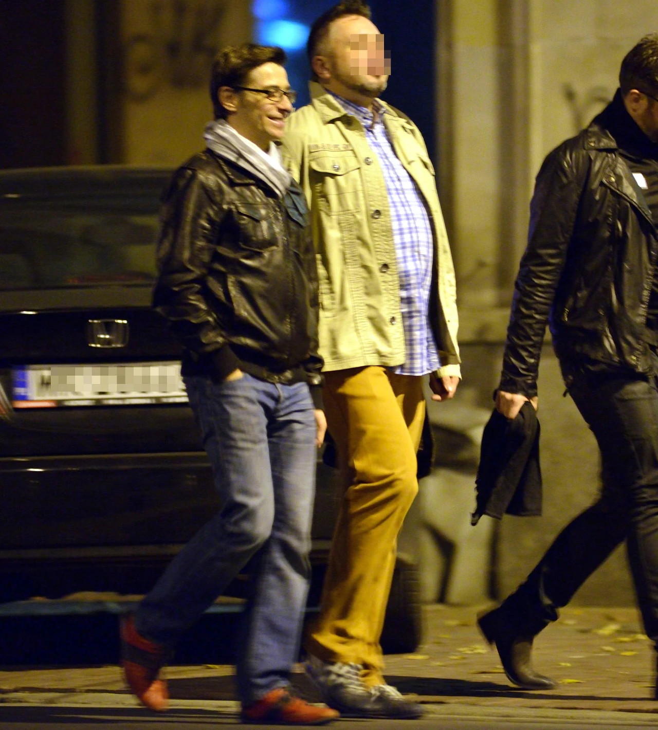 Kacper Kuszewski z przyjacielem w obiektywie paparazzich