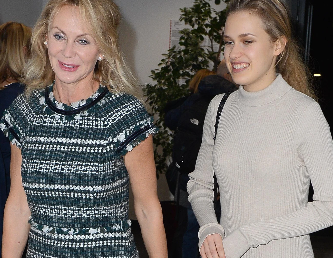 Beata Ścibakówna z córką Beata Ścibakówna z córką