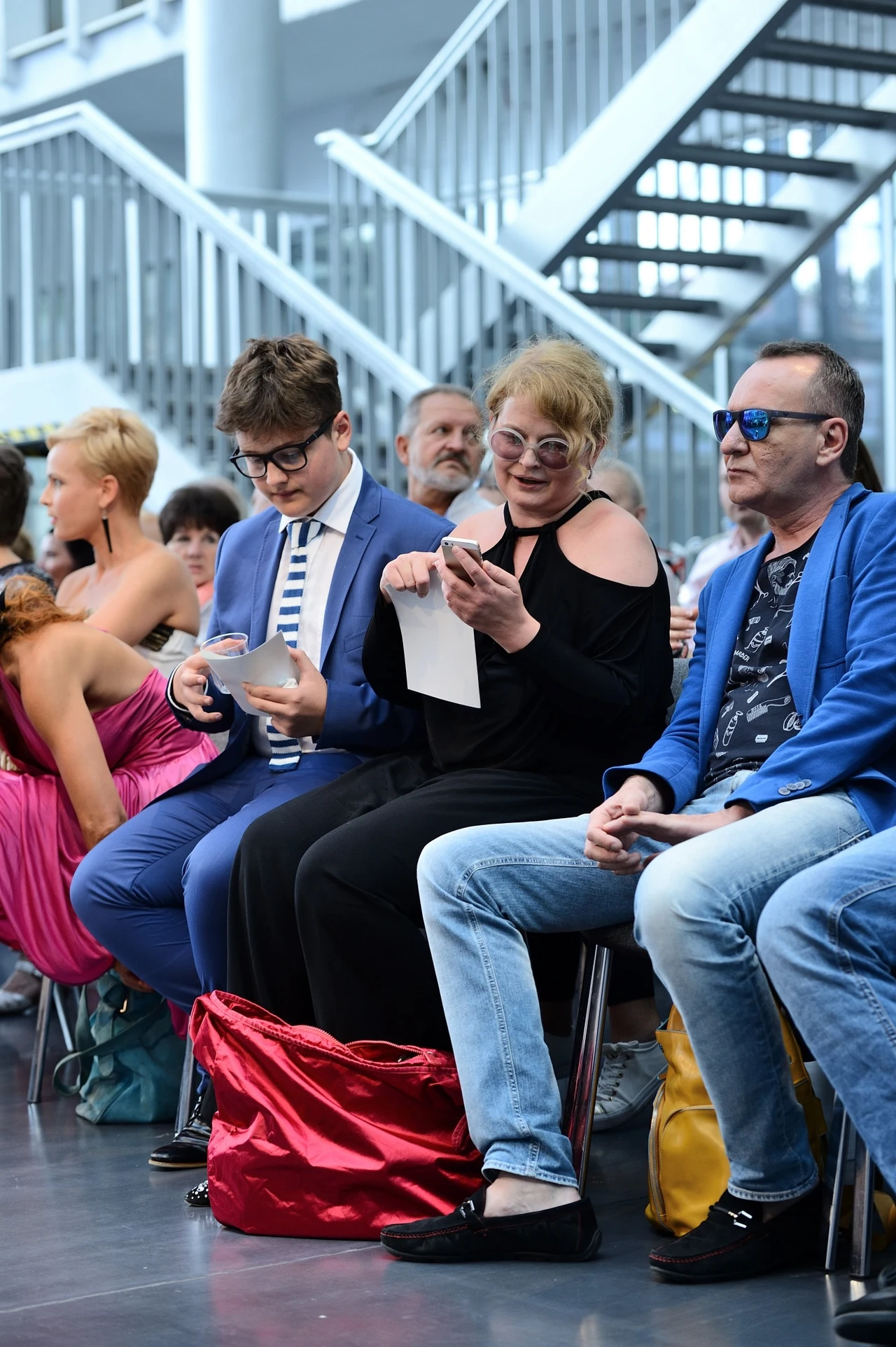 Dominika Ostałowska z synem na pokazie dla puszystych Dominika Ostałowska z synem na pokazie dla puszystych