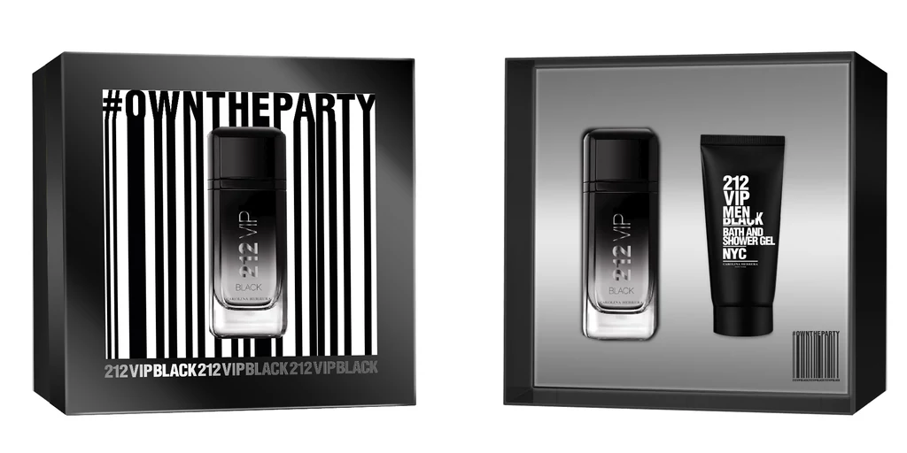 Carolina Herrera 212 VIP Men Black - woda toaletowa 100 ml + żel pod prysznic 100 ml, cena: 385 zł Carolina Herrera 212 VIP Men Black - woda toaletowa 100 ml + żel pod prysznic 100 ml, cena: 385 zł