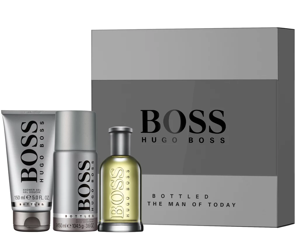 Hugo Boss Boss Bottled - woda toaletowa 100 ml + żel pod prysznic 150 ml + deo spray 150 ml, cena: 379 zł Hugo Boss Boss Bottled - woda toaletowa 100 ml + żel pod prysznic 150 ml + deo spray 150 ml, cena: 379 zł