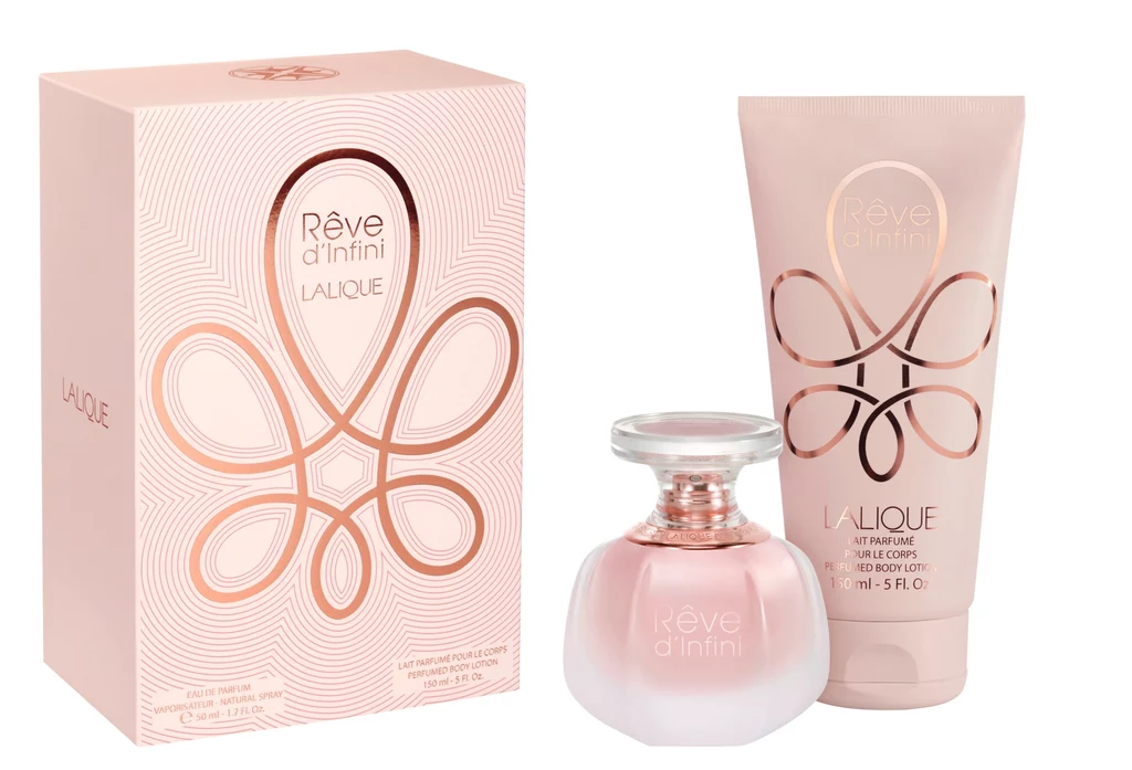 Lalique Reve d’Infini - woda perfumowana 50 ml + balsam do ciała 150 ml, cena: 385 zł