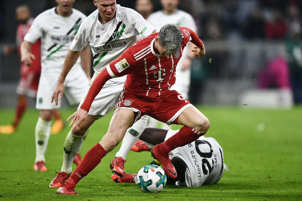 Robert Lewandowski w akcji