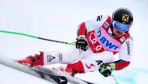 Austriak Marcel Hirscher podczas giganta