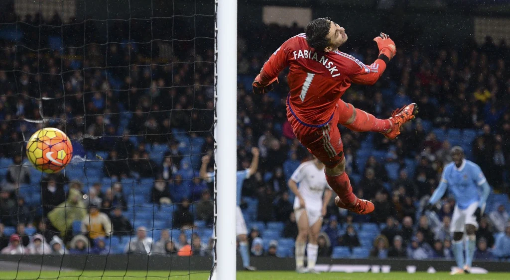 Łukasz Fabiański, bramkarz Swansea City Łukasz Fabiański, bramkarz Swansea City