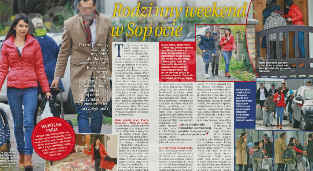 O weekendzie Marty Kaczyńskiej i Piotra pisze tygodnik "Dobry Tydzień" O weekendzie Marty Kaczyńskiej i Piotra pisze tygodnik "Dobry Tydzień"