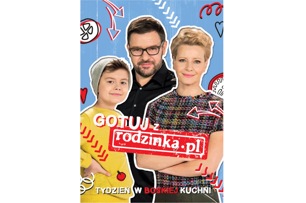 Okładka książki "Gotuj z rodzinka.pl. Tydzień w boskiej kuchni" Okładka książki "Gotuj z rodzinka.pl. Tydzień w boskiej kuchni"