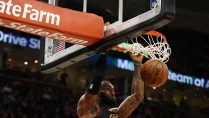 LeBron James w akcji