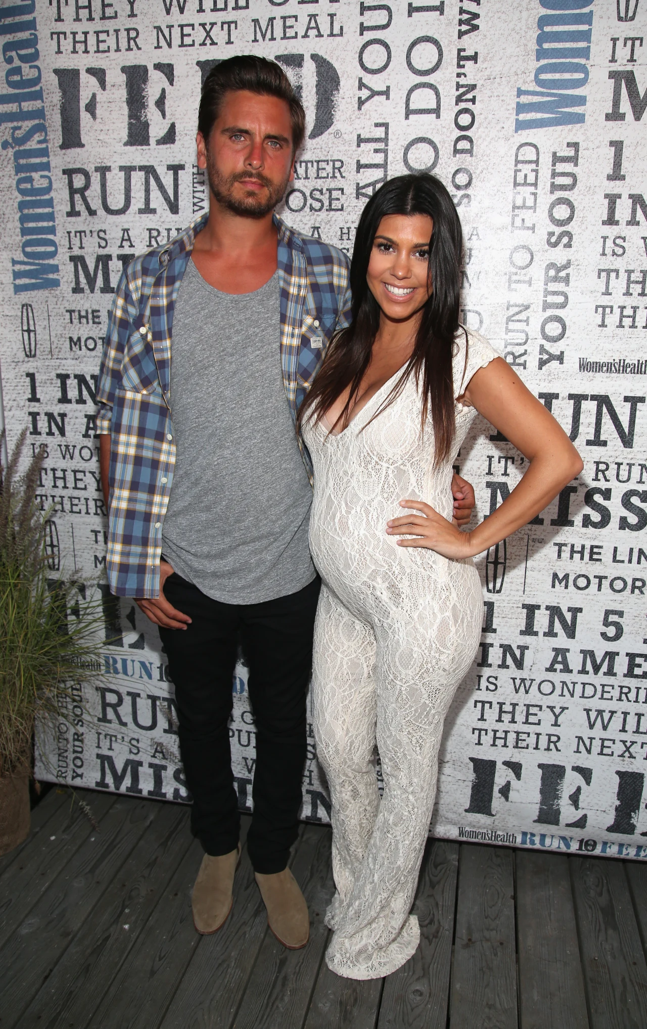 Kourtney Kardashian i Scott Disick, 2014 r. Kourtney Kardashian i Scott Disick, 2014 r.