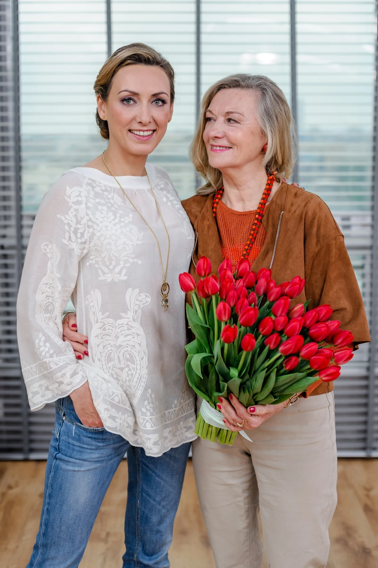 Anna Kalczyńska z mamą Anna Kalczyńska z mamą