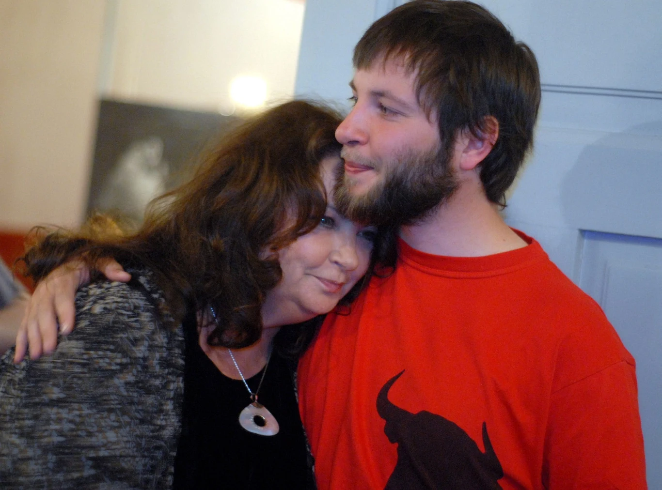 Anna Dymna z synem Michałem