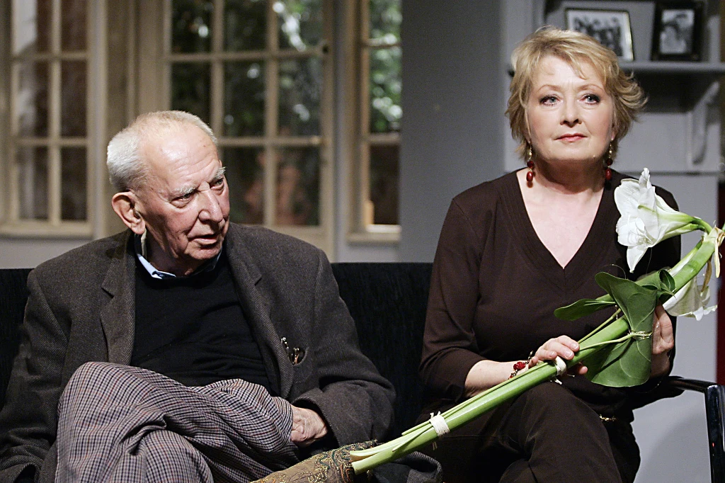 Gustaw Holoubek i Magdalena Zawadzka, 2007 rok Gustaw Holoubek i Magdalena Zawadzka, 2007 rok