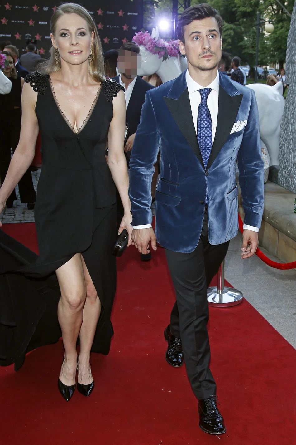 Mateusz Damięcki z narzeczoną Pauliną  Mateusz Damięcki z narzeczoną Pauliną