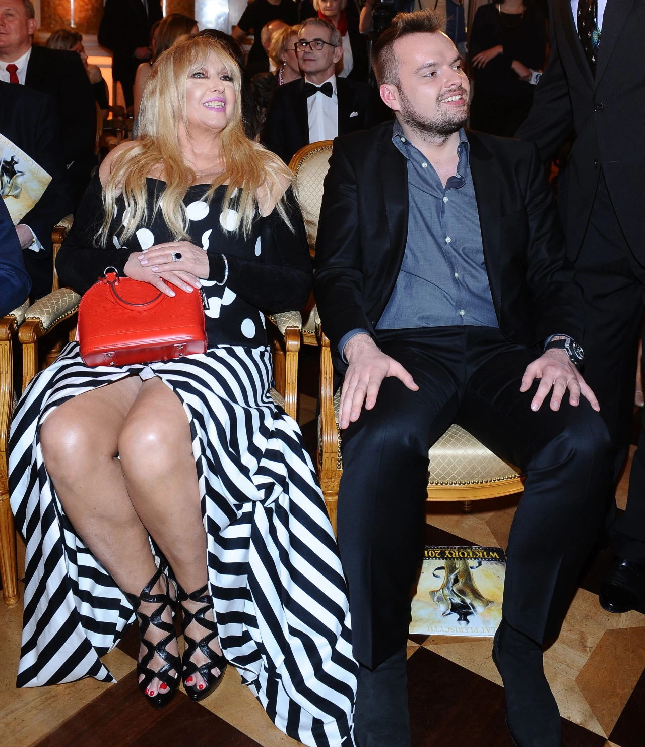 Maryla Rodowicz z synem Jędrzejem