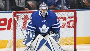 Curtis McElhinney, bramkarz Maple Leafs
