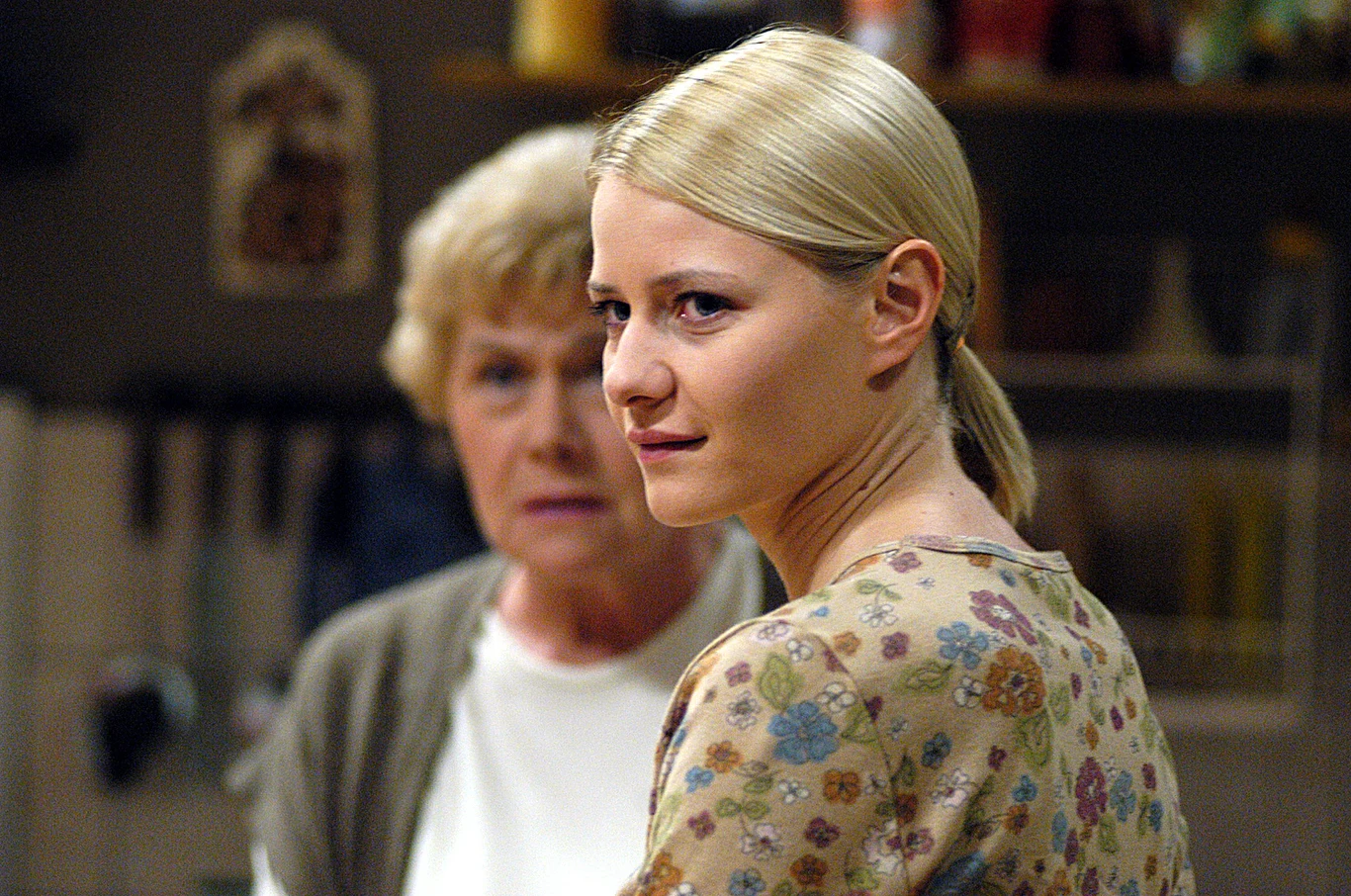 Teresa Lipowska i Małgorzata Kożuchowska na planie "M jak miłość"