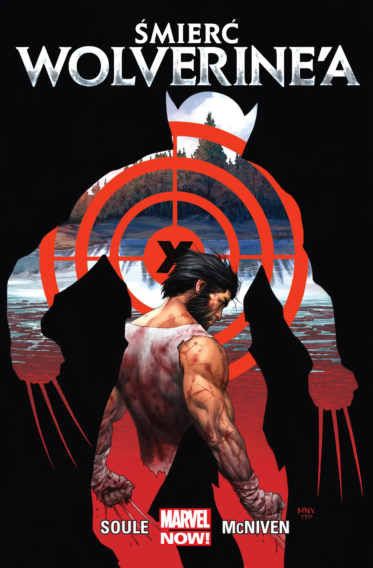 Okładka albumu Śmierć Wolverine'a Okładka albumu Śmierć Wolverine'a