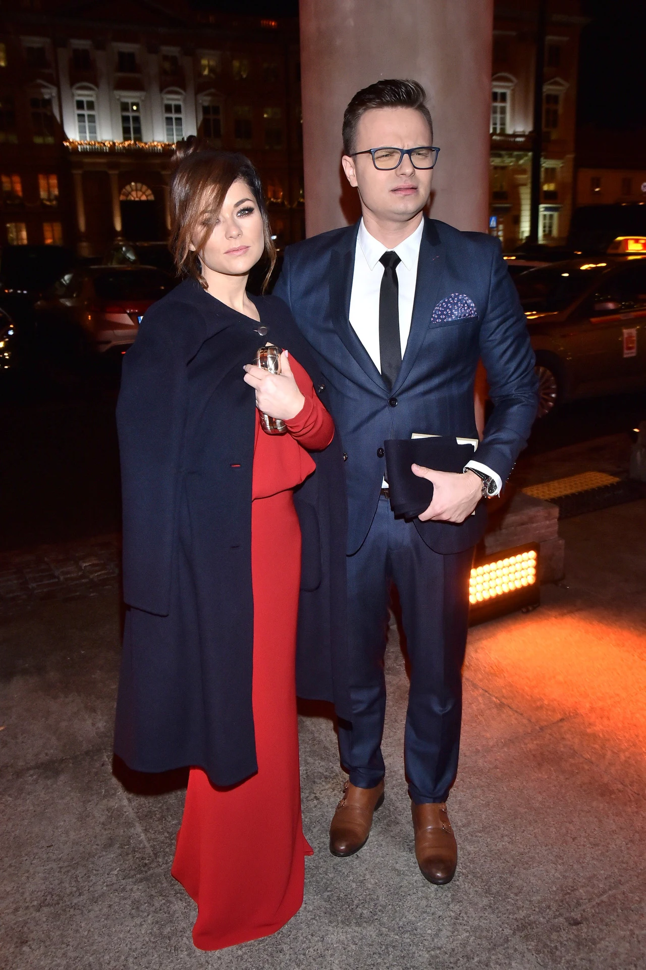 Kasia Cichopek i Marcin Hakiel na gali Polsatu