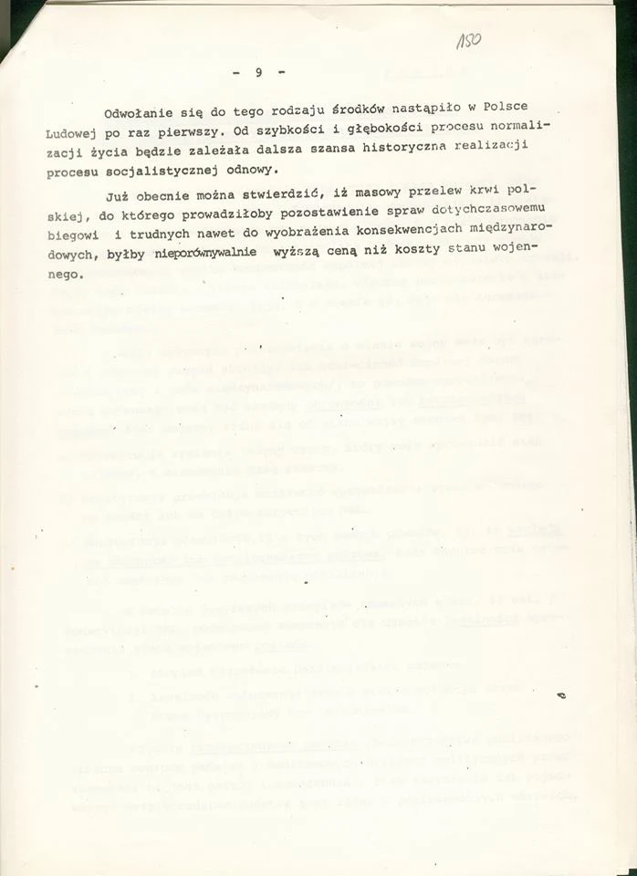 "Przesłanki wprowadzenia stanu wojennego w PRL"