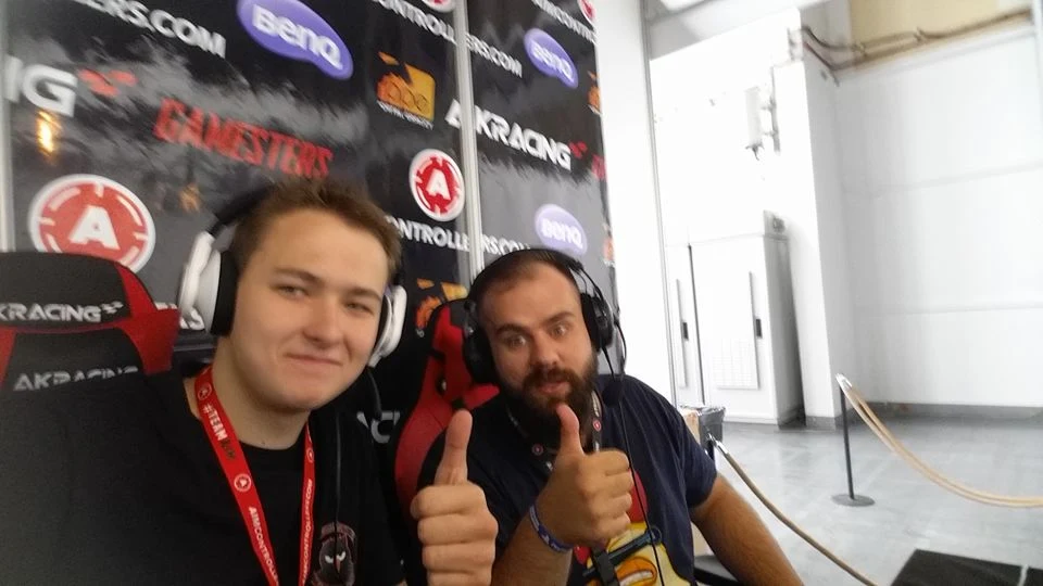 Kamil "Dziukens" Dziuk - zdjęcie z targów Poznań Game Arena Kamil "Dziukens" Dziuk - zdjęcie z targów Poznań Game Arena