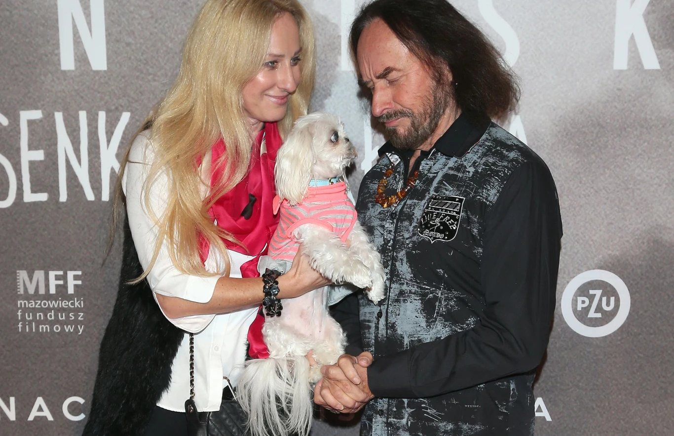 Stan Borys z ukochaną i pupilem Stan Borys z ukochaną i pupilem