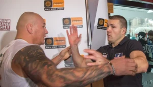 Artur Szpilka (z lewej) i Krzysztof Zimnoch zmierzą się w klatce MMA?