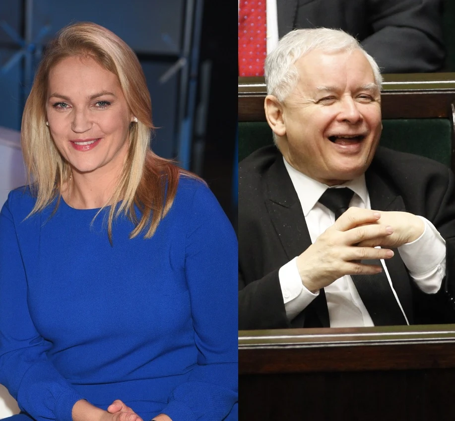 Dominika Figurska i Jarosław Kaczyński Dominika Figurska i Jarosław Kaczyński