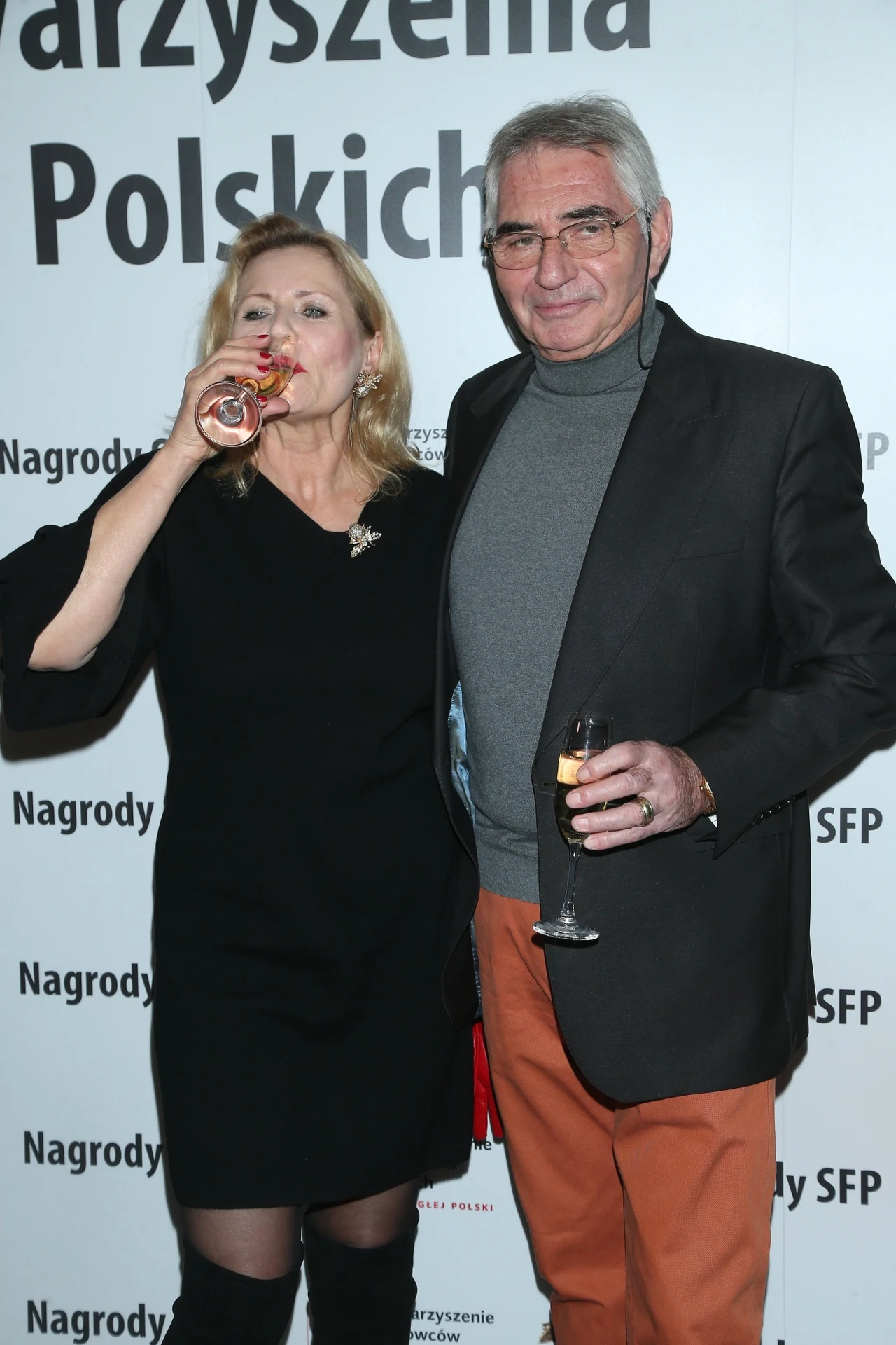 Grażyna Szapołowska z partnerem Grażyna Szapołowska z partnerem
