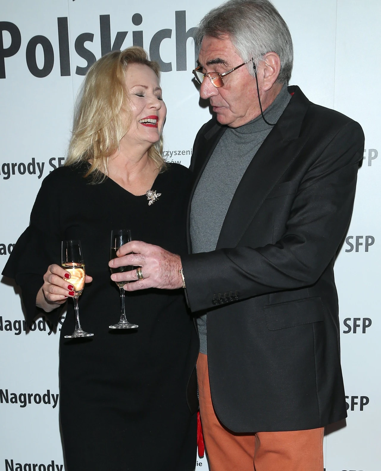 Grażyna Szapołowska z partnerem Grażyna Szapołowska z partnerem