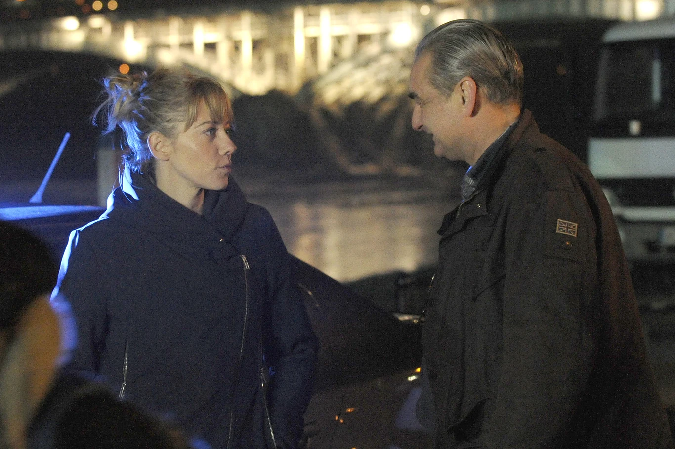 Robert Gonera i Małgorzata Buczkowska na planie "Zasady przyjemności" 