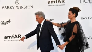 Dustin Hoffman z żoną Lisą