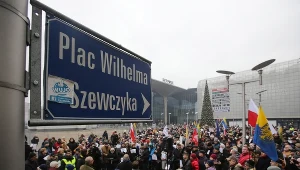 Protest przeciwko planowanej zmianie nazwy