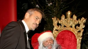 George Clooney i św. Mikołaj 