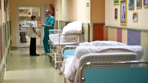 Korytarz Dziecięcego Szpitala Klinicznego w Warszawie