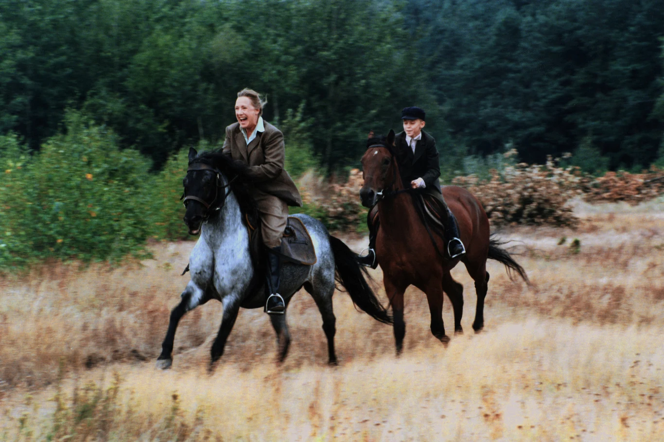 Za role Marty w "Bilansie kwartalnym" i Idalii Dobrowolskiej w "Cwale" (1995) również Zanussiego Komorowską uhonorowano nagrodami za pierwszoplanową rolę kobiecą na Festiwalu Polskich Filmów Fabularnych. W nominowanym do Oscara "Katyniu" Wajdy w przejmujący sposób wykreowała rolę matki zamordowanego rotmistrza Andrzeja.