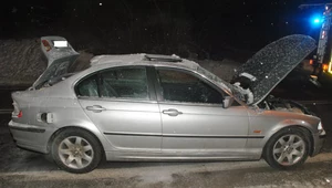 Gaz błyskawicznie się wypalił, auto nie zostało bardzo zniszczone, ale ludzie poparzeni