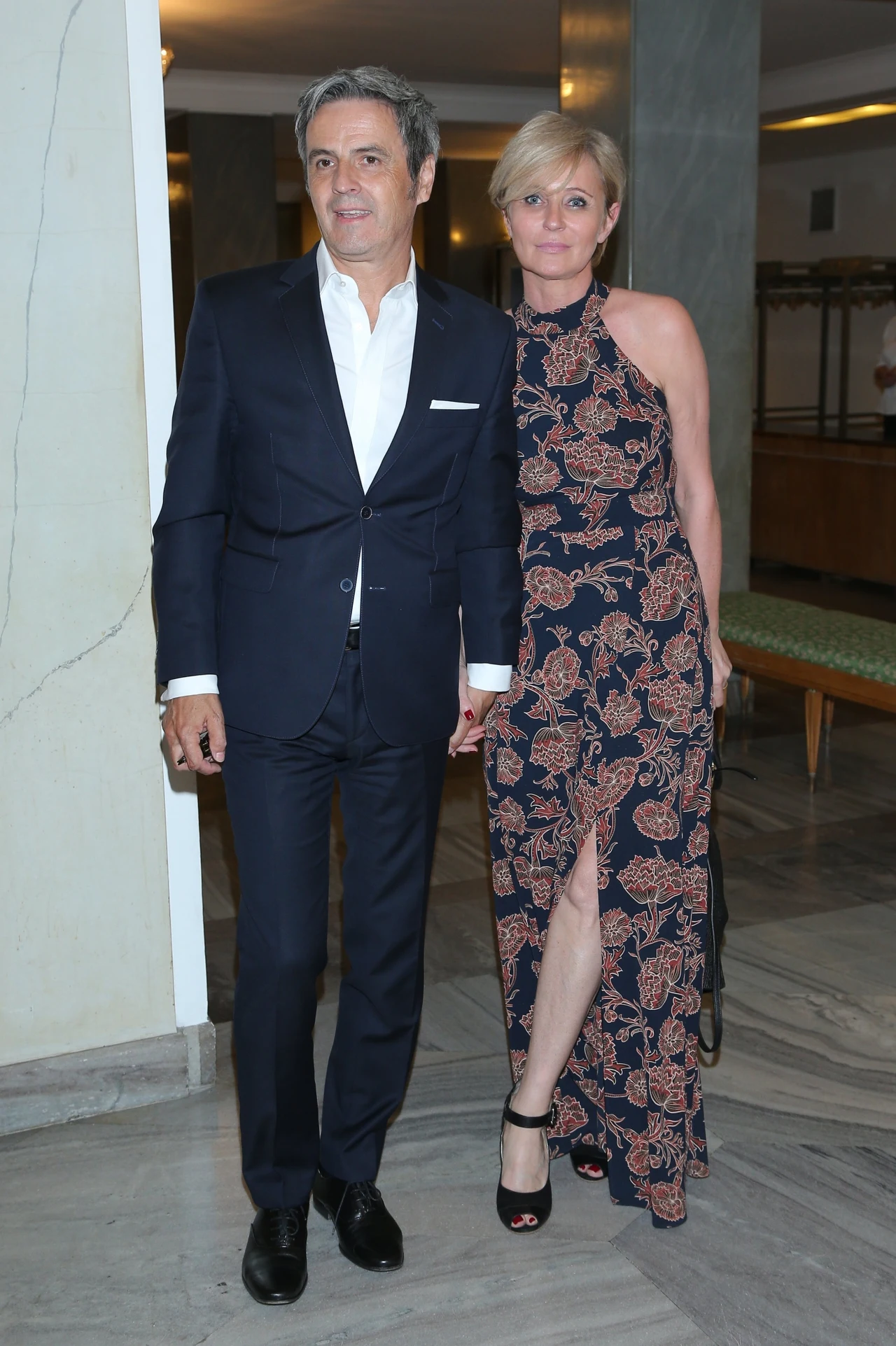 Piotr Polk z partnerką, Joanną Piotr Polk z partnerką, Joanną