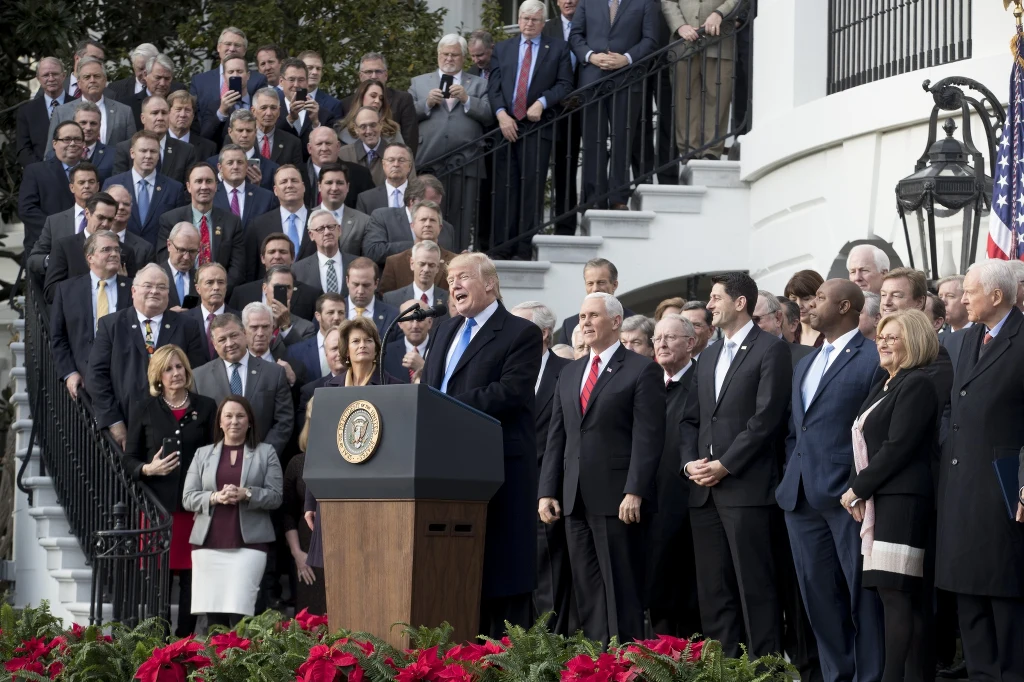 Donald Trump z deputowanymi Donald Trump z deputowanymi