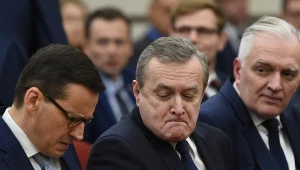 Mateusz Morawiecki, Piotr Gliński i Jarosław Gowin