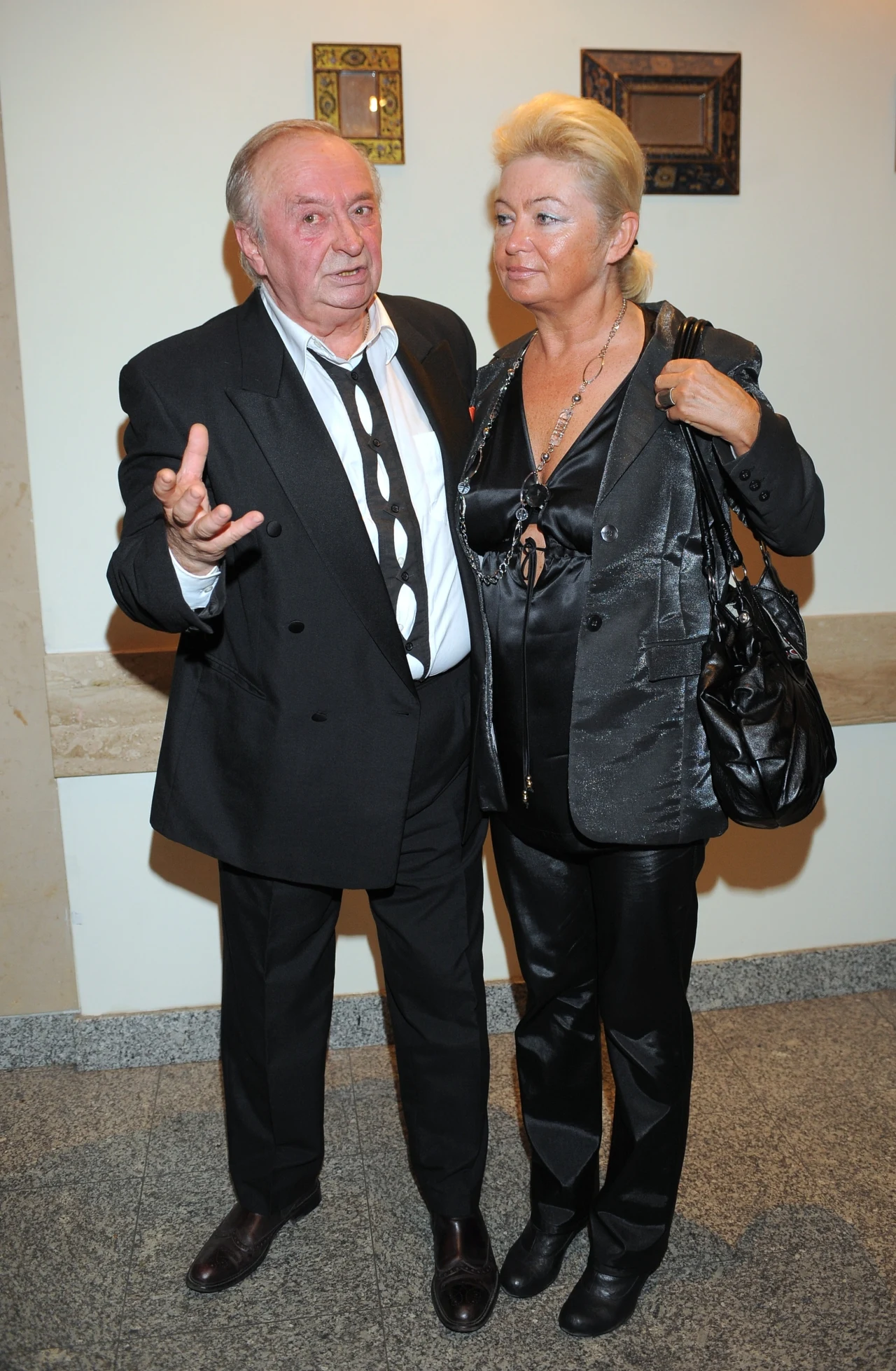 Bohdan Łazuka z żoną, 2008 rok