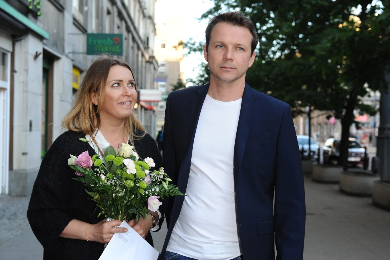 Lesław Żurek z żoną Lesław Żurek z żoną