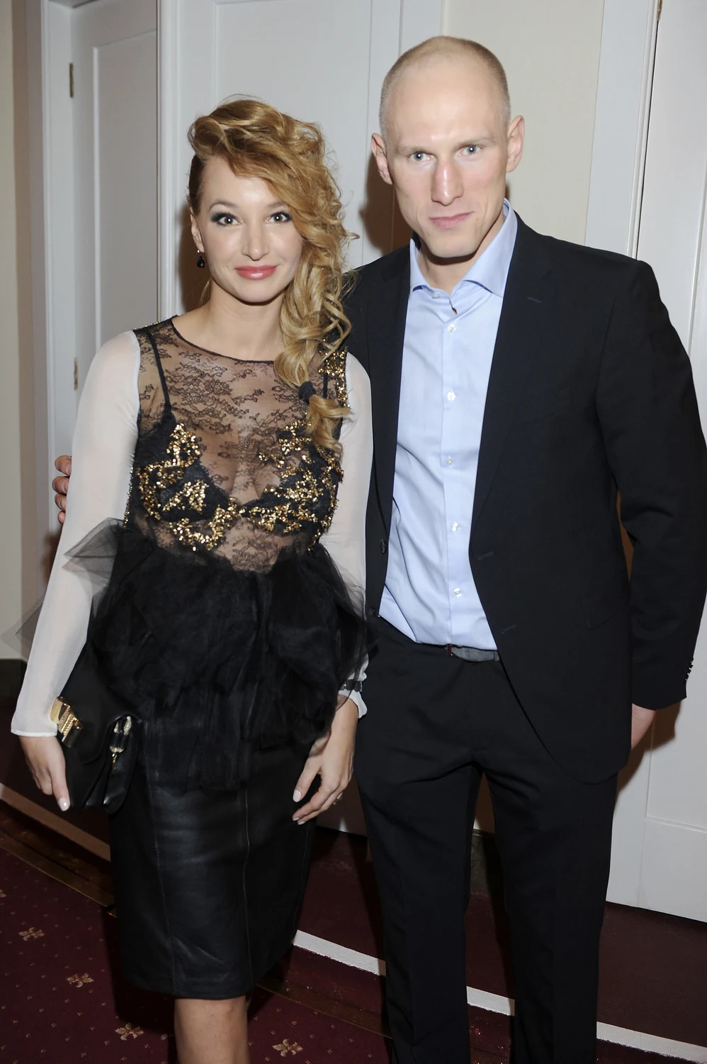 Krzysztof "Diablo" Włodarczyk z żoną Małgorzatą, 2013 rok Krzysztof "Diablo" Włodarczyk z żoną Małgorzatą, 2013 rok