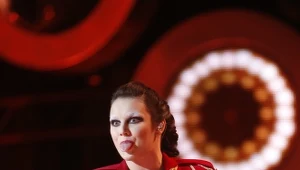Ewa Farna podczas Sylwestrowej Mocy Przebojów 2016