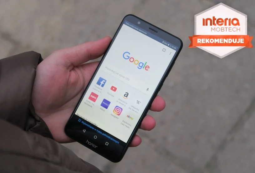 Test Honor 7X otrzymuje Rekomendację serwisu Mobtech Interia