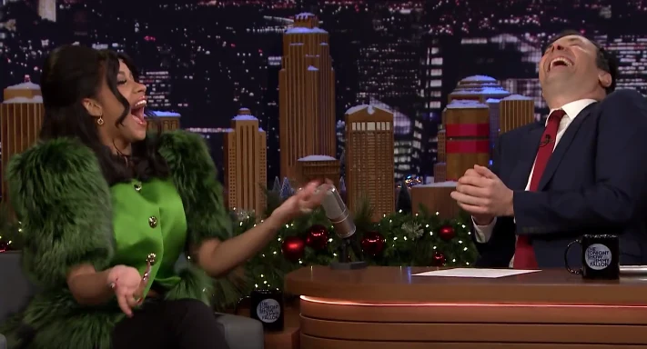 Cardi B była gościem Jimmy'ego Fallona Cardi B była gościem Jimmy'ego Fallona