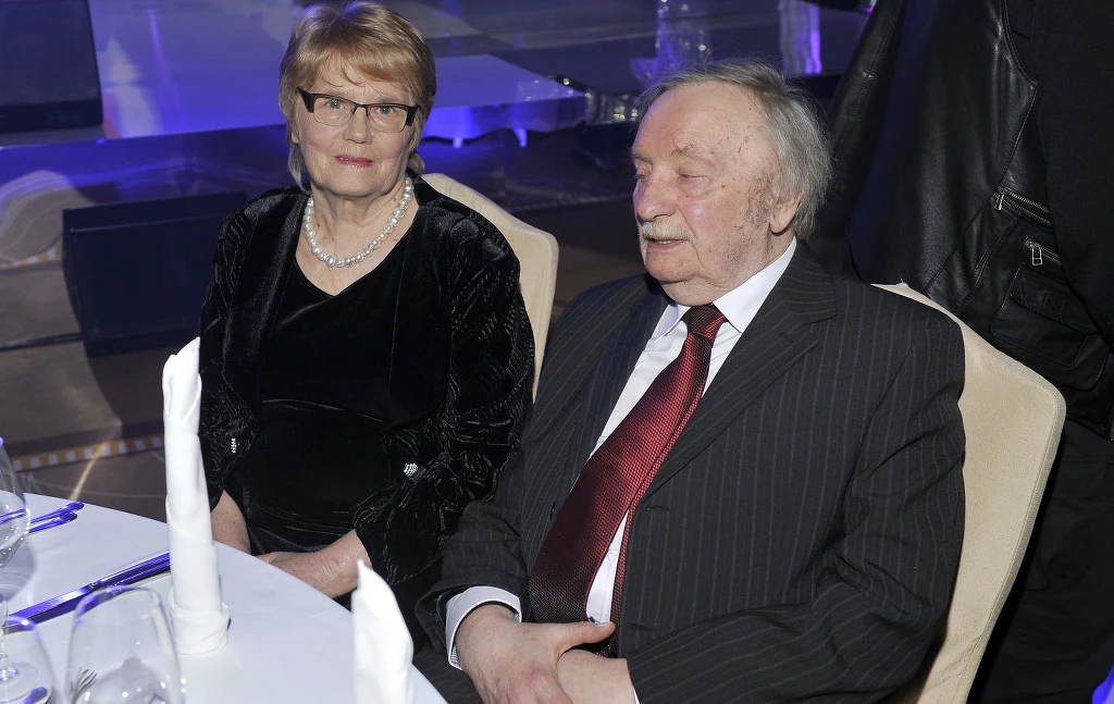 Wojciech Pokora z żoną