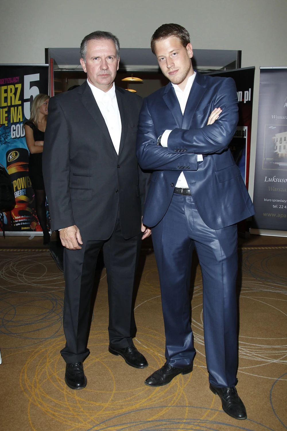 Tomasz Stockinger z synem Robertem Tomasz Stockinger z synem Robertem