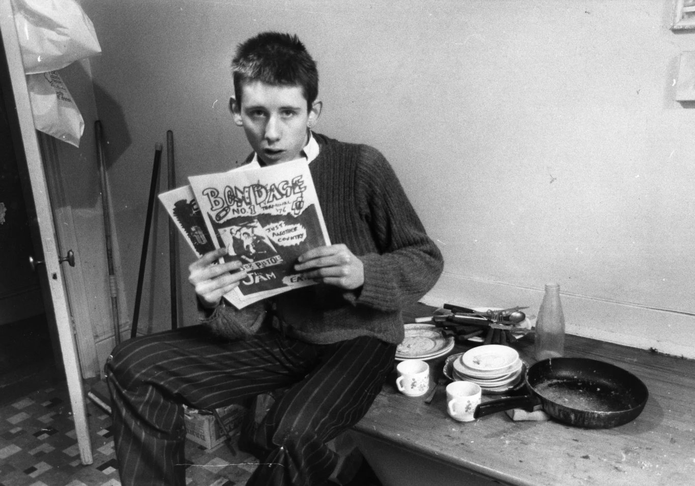 19-letni Shane MacGowan w Londynie